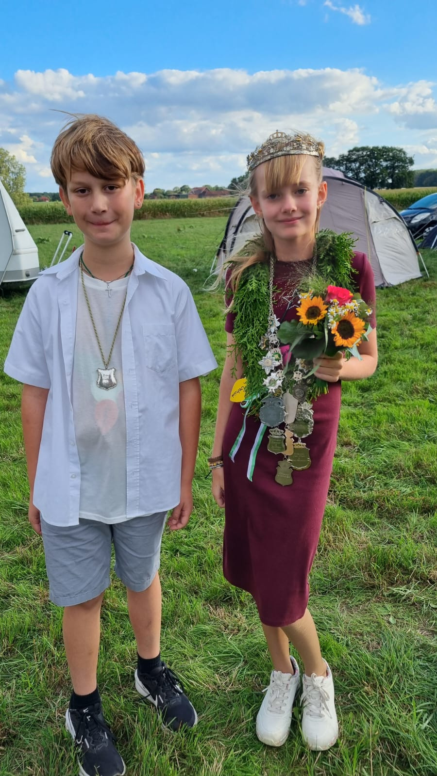 Das Kinderkönigspaar 2019 Kinderschützenfest 2019